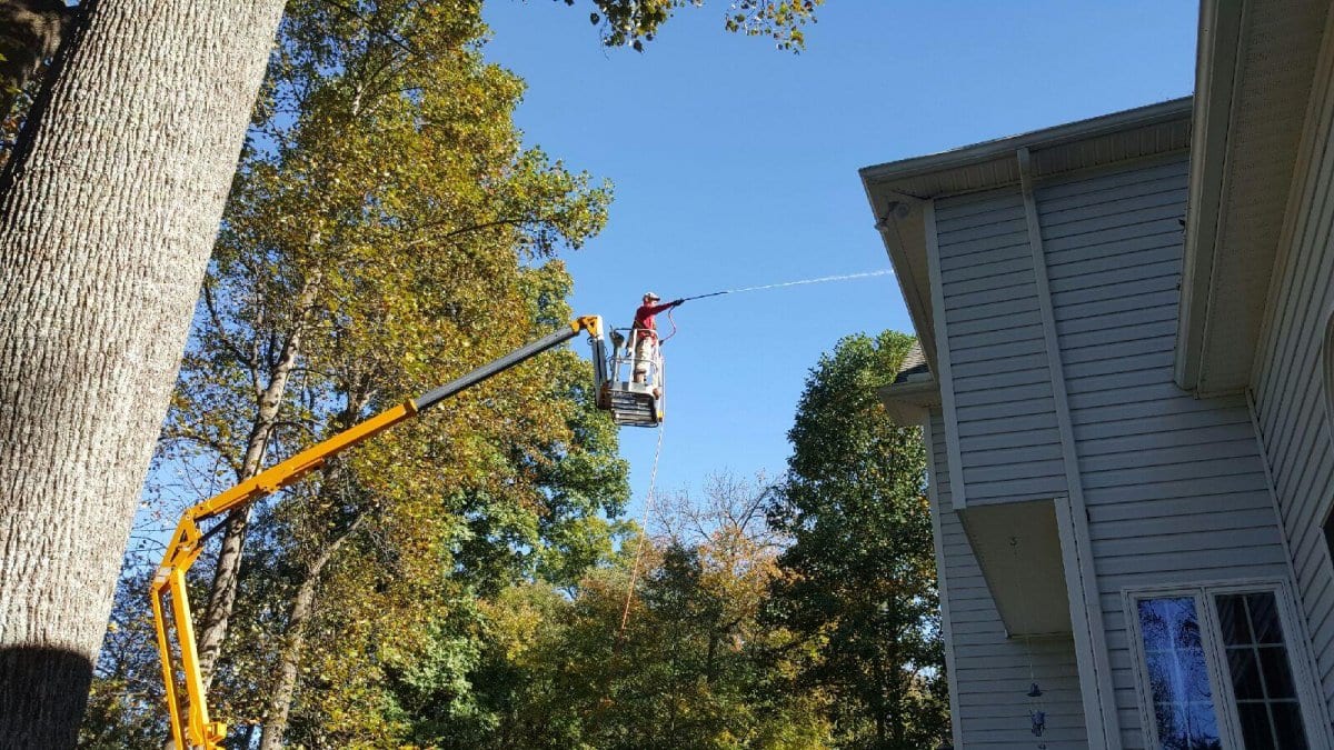 Boom Lift | House Washing Contractor in Chambersburg PA